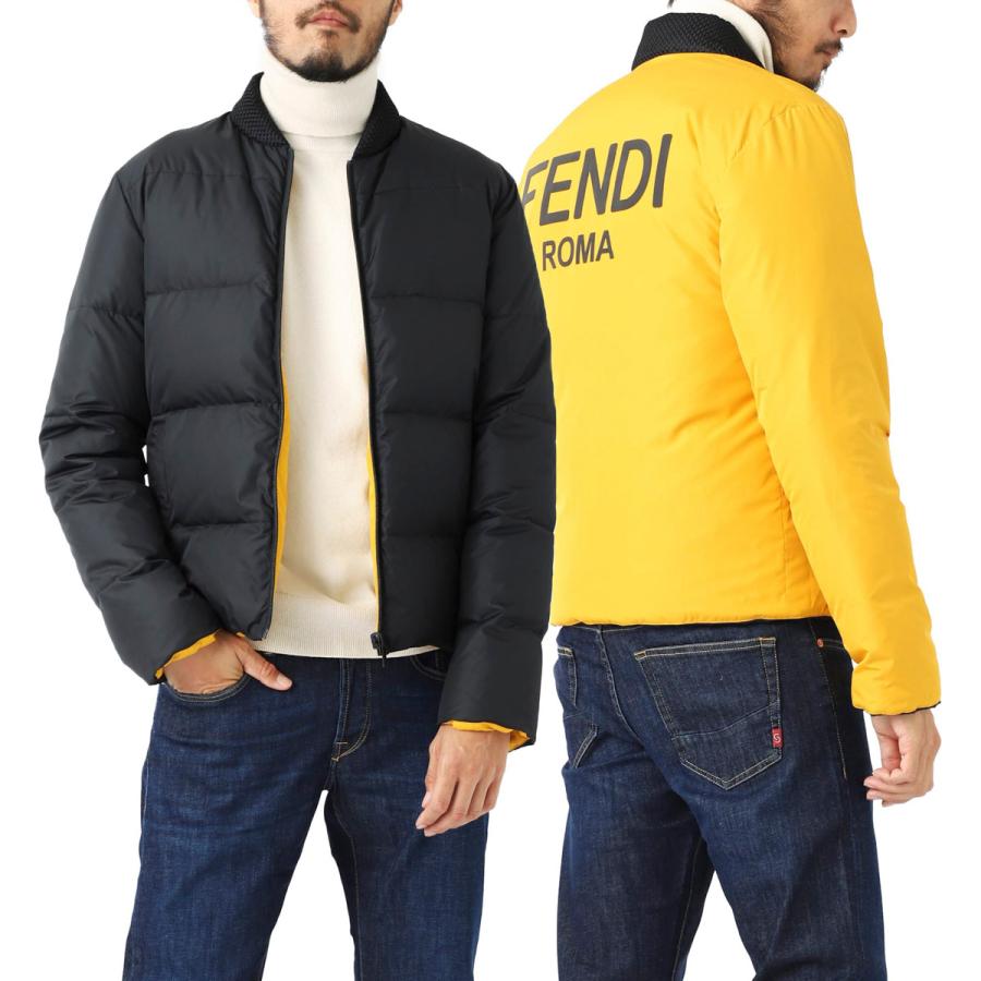FENDI（フェンディ） リバーシブル ダウンジャケット マルチカラー