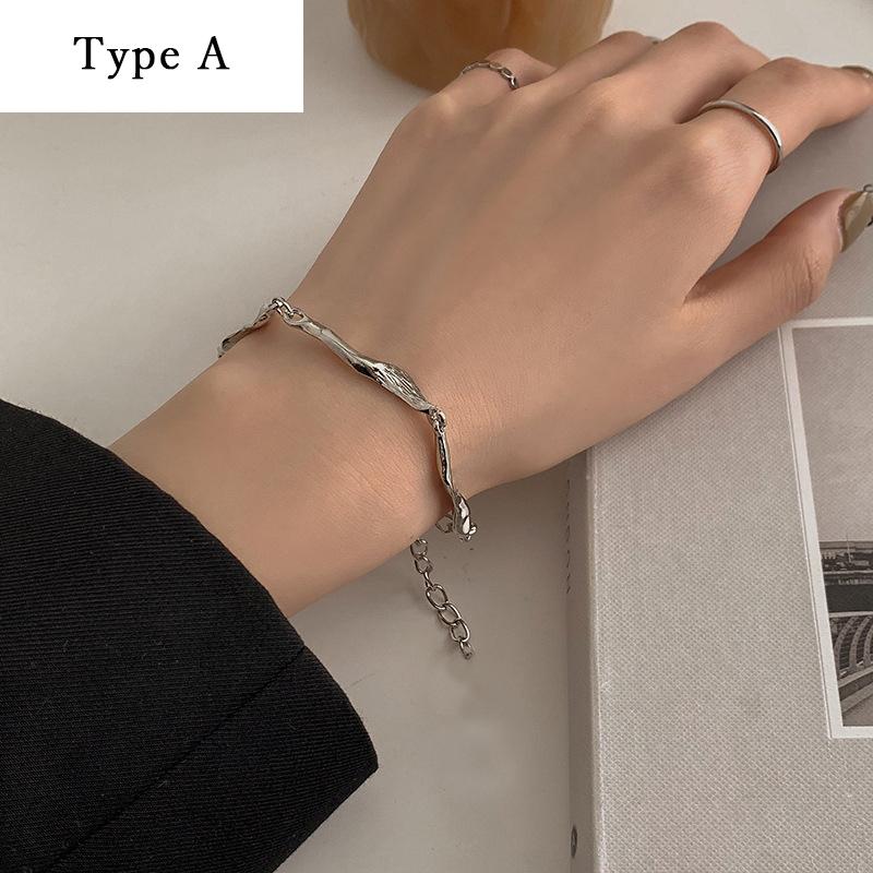 ブレスレット シルバー メンズ レディース 男女兼用 ハート チェーン