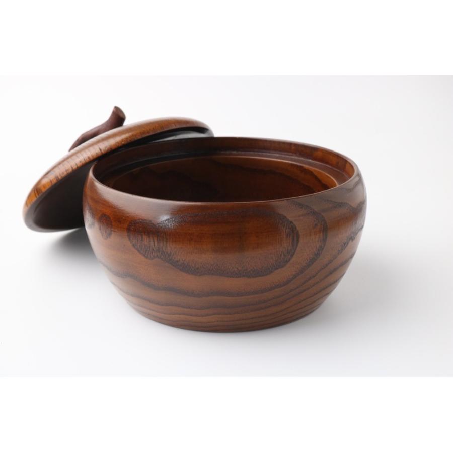 吉向窯製 陶器の菓子入れ 木製箱付き 吉向窯製 陶器の菓子入れ 木製箱