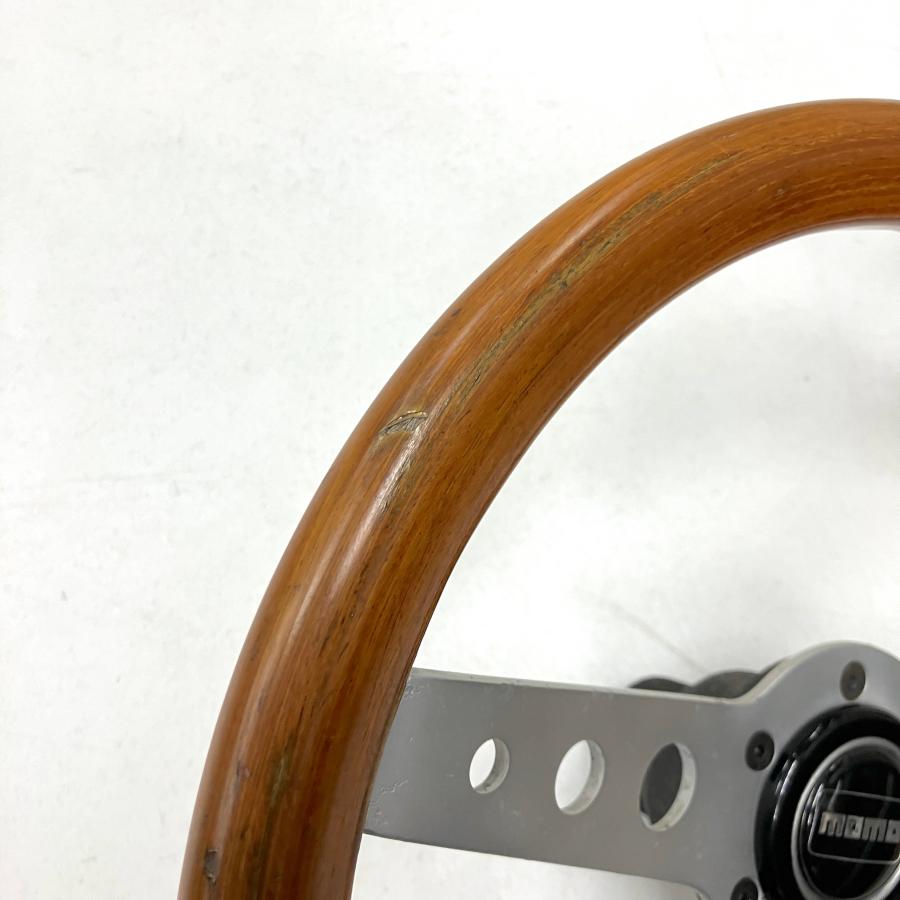 中古 MOMO モモボス用 ウッドステアリング : ミニマルヤマ - 通販