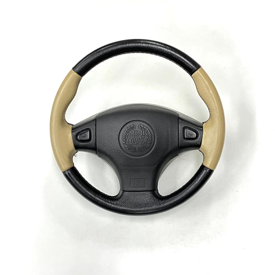 MINI モトリタ ステアリング ブラック ボス付き モチーフ付き【中古】