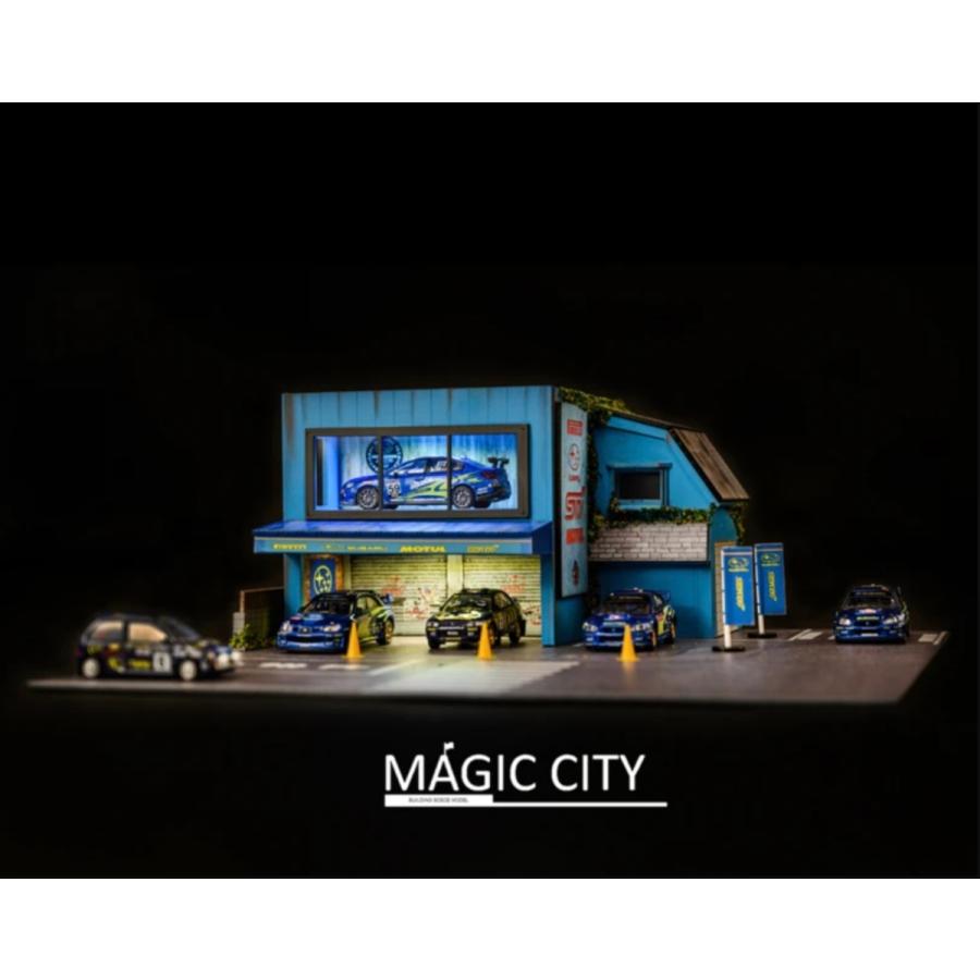 MAGIC CITY 1/64スケール ジオラマ SUBARU ※1/64スケール : ミニカー