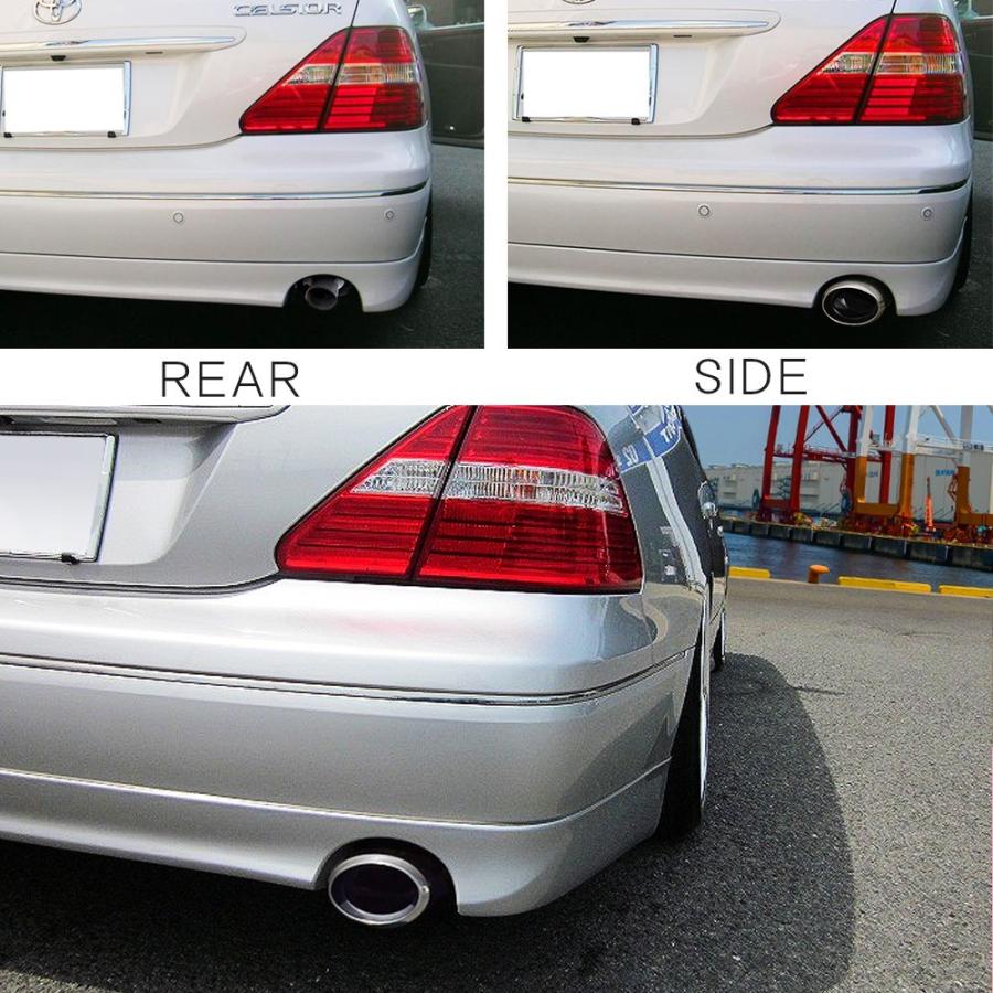 セルシオ 30系 後期 マフラーカッター シングル ストレート オーバル