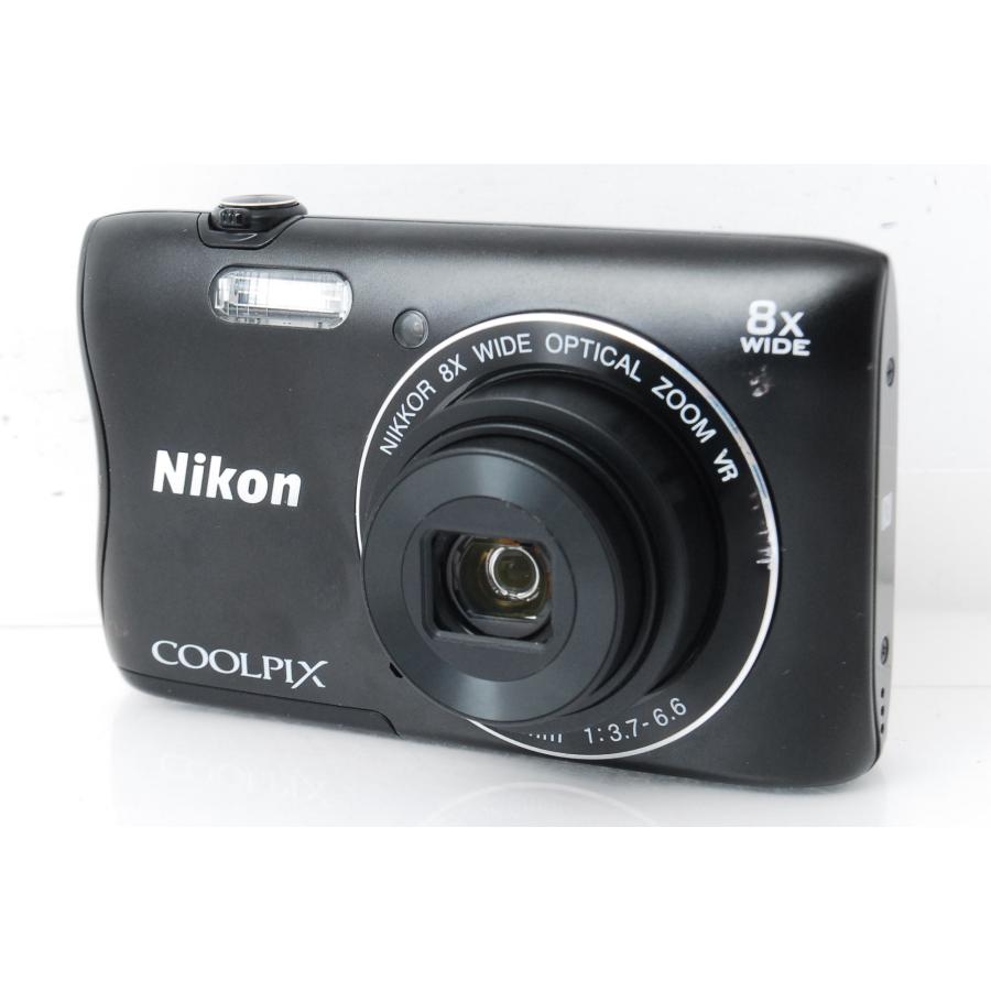 COOLPIX S Nikon ニコン S3700 ブラック : 山ウサギカメラ - 通販