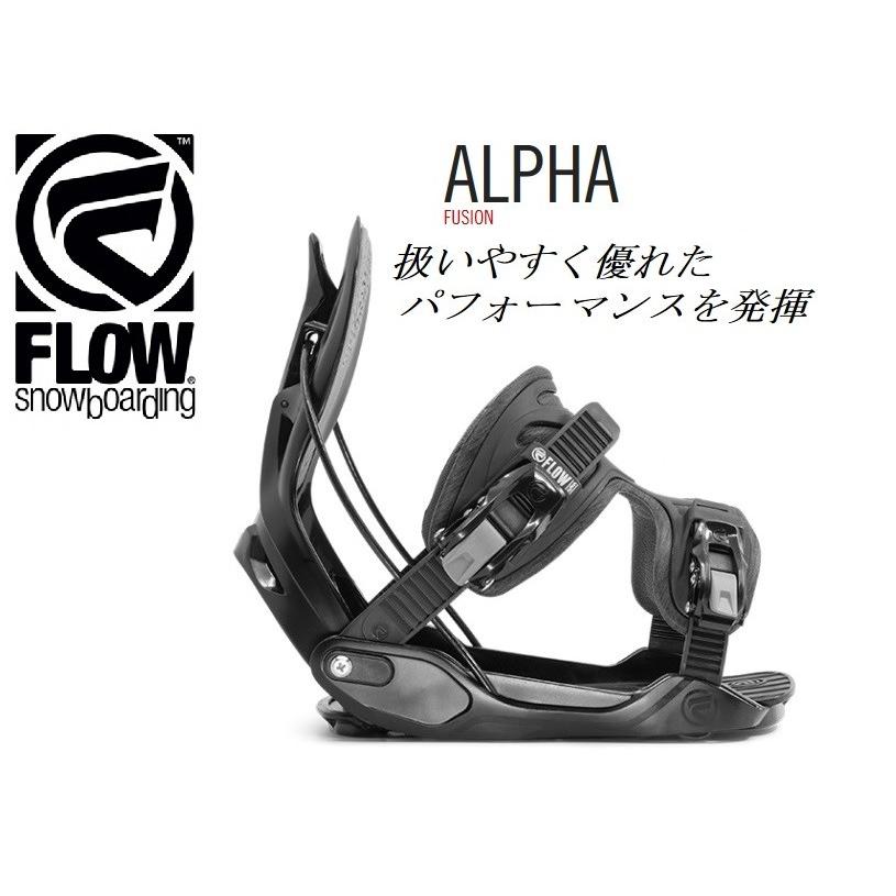 FLOW スノーボード ビンディング ALPHA LGサイズ FLOW（フロー） FLOW