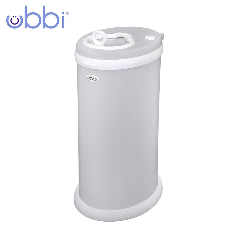 ウッビー Ubbi インテリア おむつペール グレー カートリッジ不要