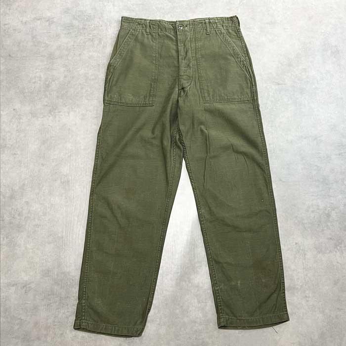 70's U.S.ARMY BAKER PANTS W34L29 70年代 ベイカーパンツ : NAVIE