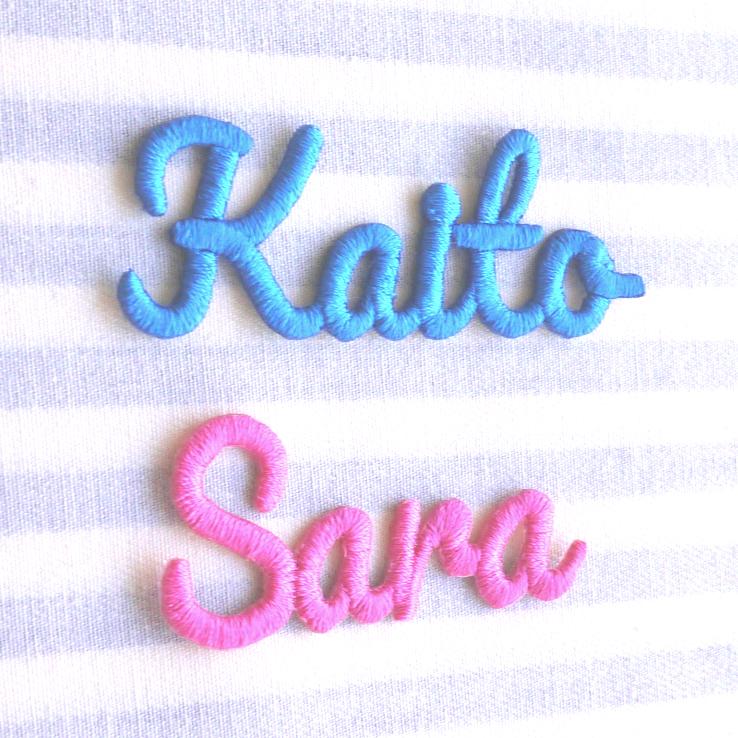 アルファベットのお名前ワッペンII 5文字まで セミオーダーメイド