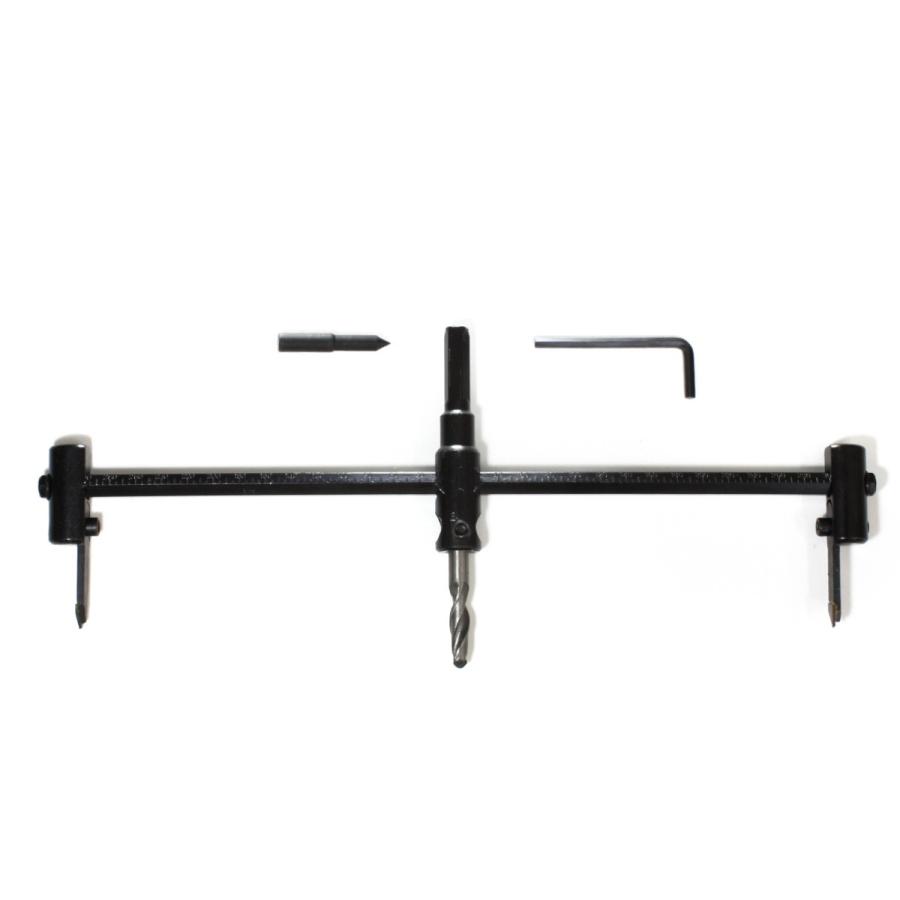 メール便可 アジャスタブル サークルカッター 30mm-300mm 木工用 工具