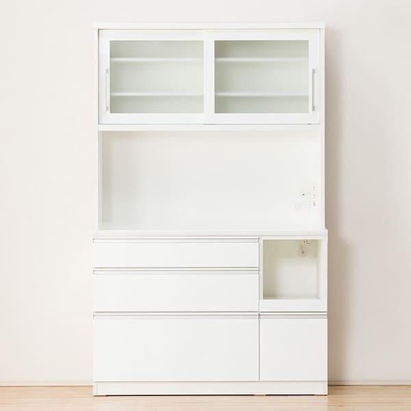 ニトリ（NITORI） 幅120cm キッチンボード( レジューム120-2TG-S WH