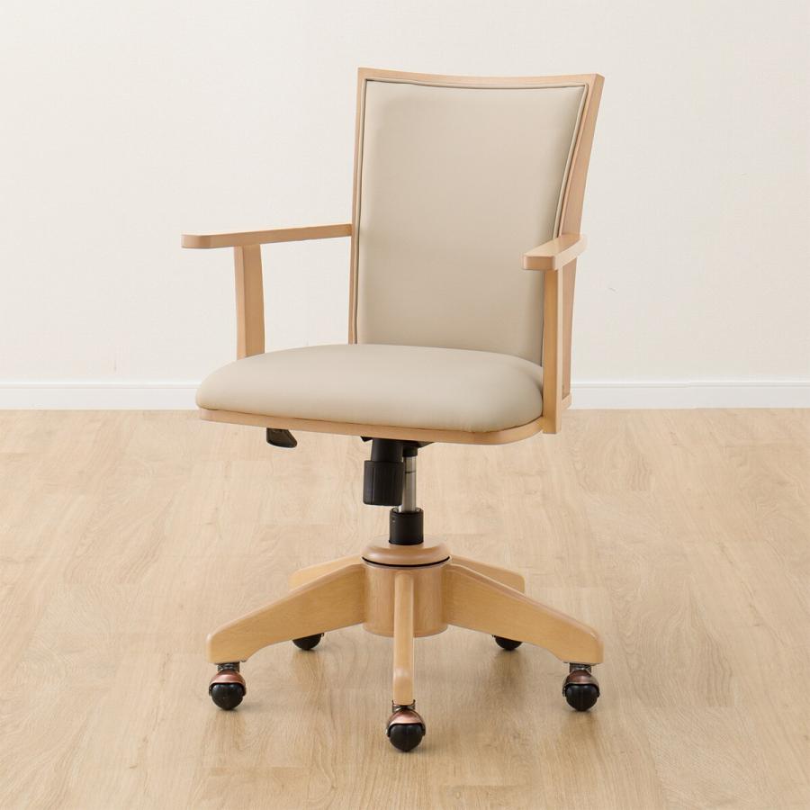 ニトリ（NITORI） ダイニングチェア(昇降肘付き回転LG-010 LBR) 食卓