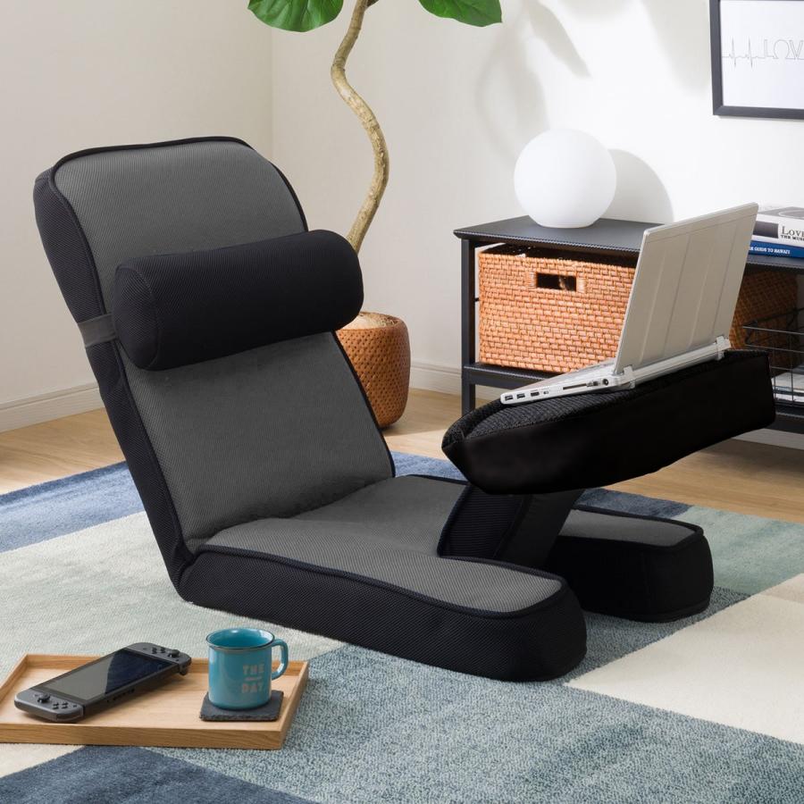 ニトリ（NITORI） ゲーミング座椅子(LC-B12TAB GY) ローソファ