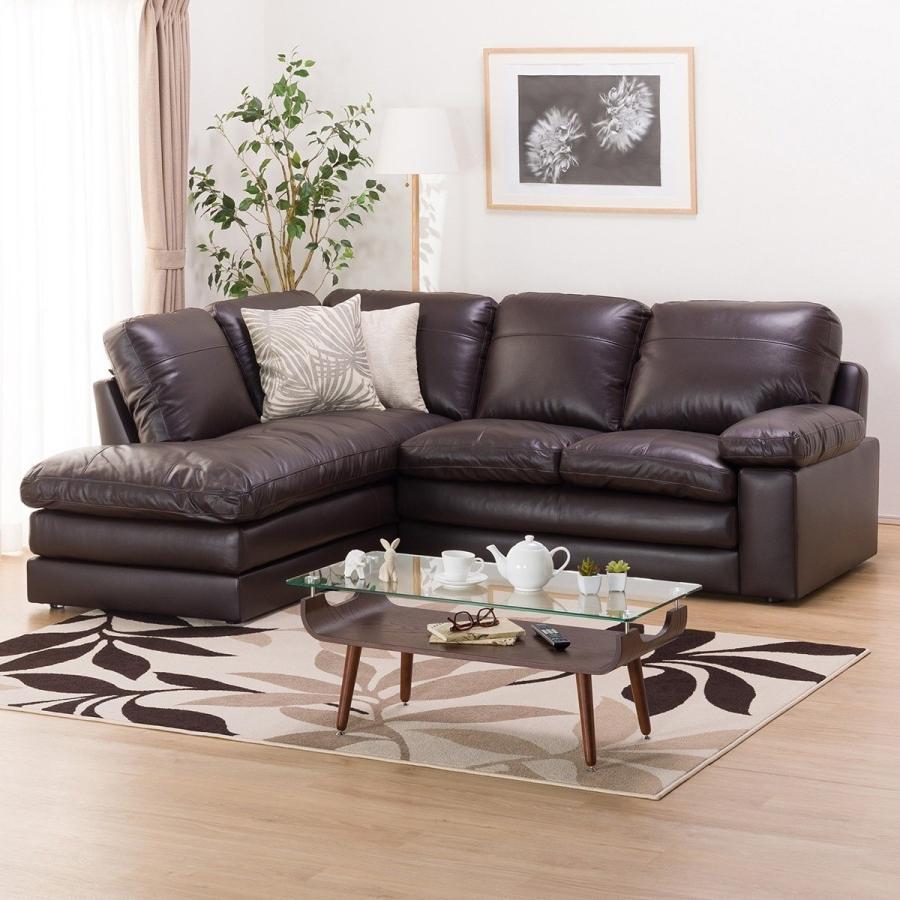 ニトリ（NITORI） ソファー ソファ コーナーソファ(Sステイツ DBR-R