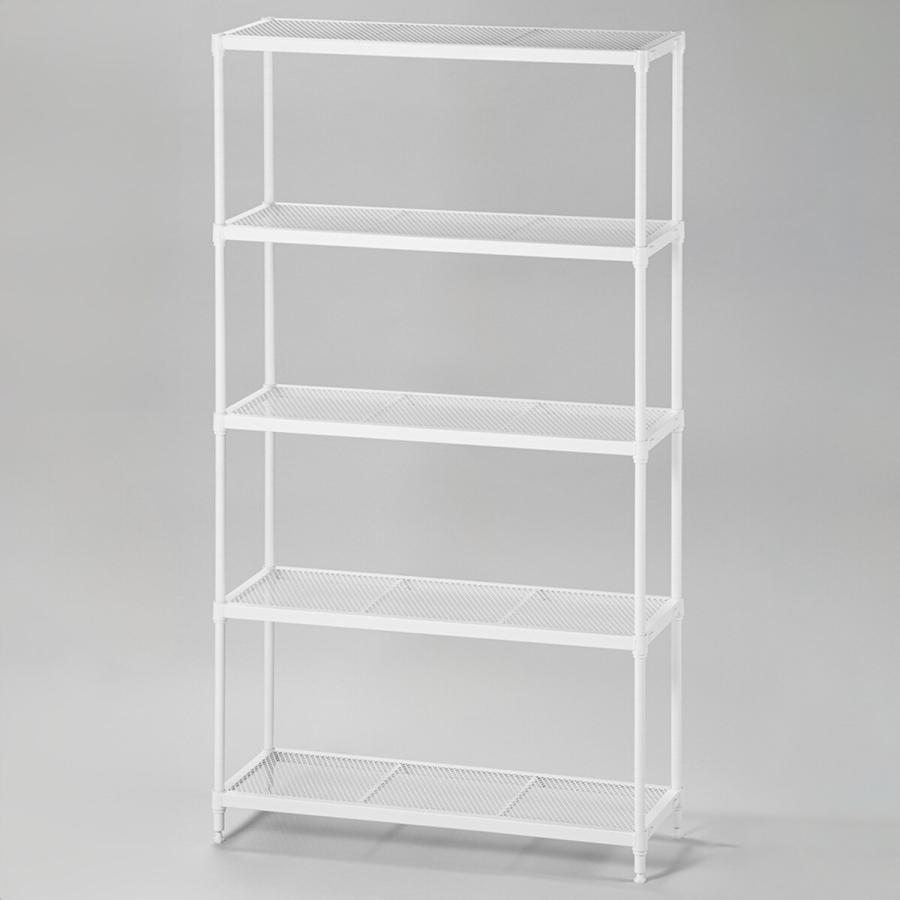 ニトリ（NITORI） (幅85cm) 連結可能なスチールラック (STメッシュ) 4