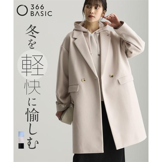 ニッセン（nissen） コート アウター レディース 軽やかフェイクウール