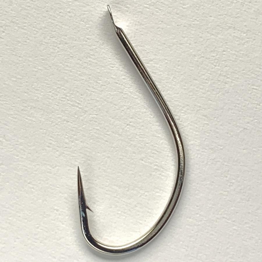 n-VISION 丸セイゴ針 MS1 ニッケル 100本入り 国産 : n-VISION エヌ