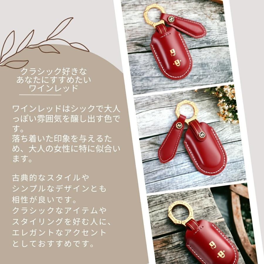 箔押し レディース YKK 新型 ポケットキー 本革 キーケース YKKAP 玄関