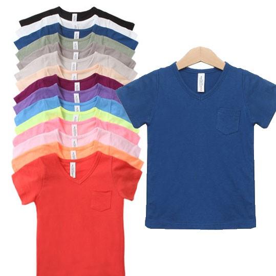 韓国子供服 WhiteSketchBook (ホワイトスケッチブック Tシャツ) 無地 V