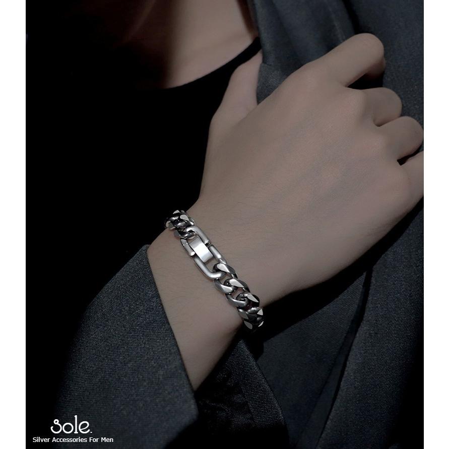 Carne sole. 喜平シルバープレスレット sole.brand ブランド クロム