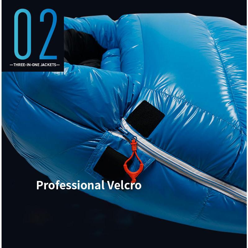 AEGISMAX】800FP (G3)ホワイトグースダウン寝袋 (2色／Mサイズ) 耐寒