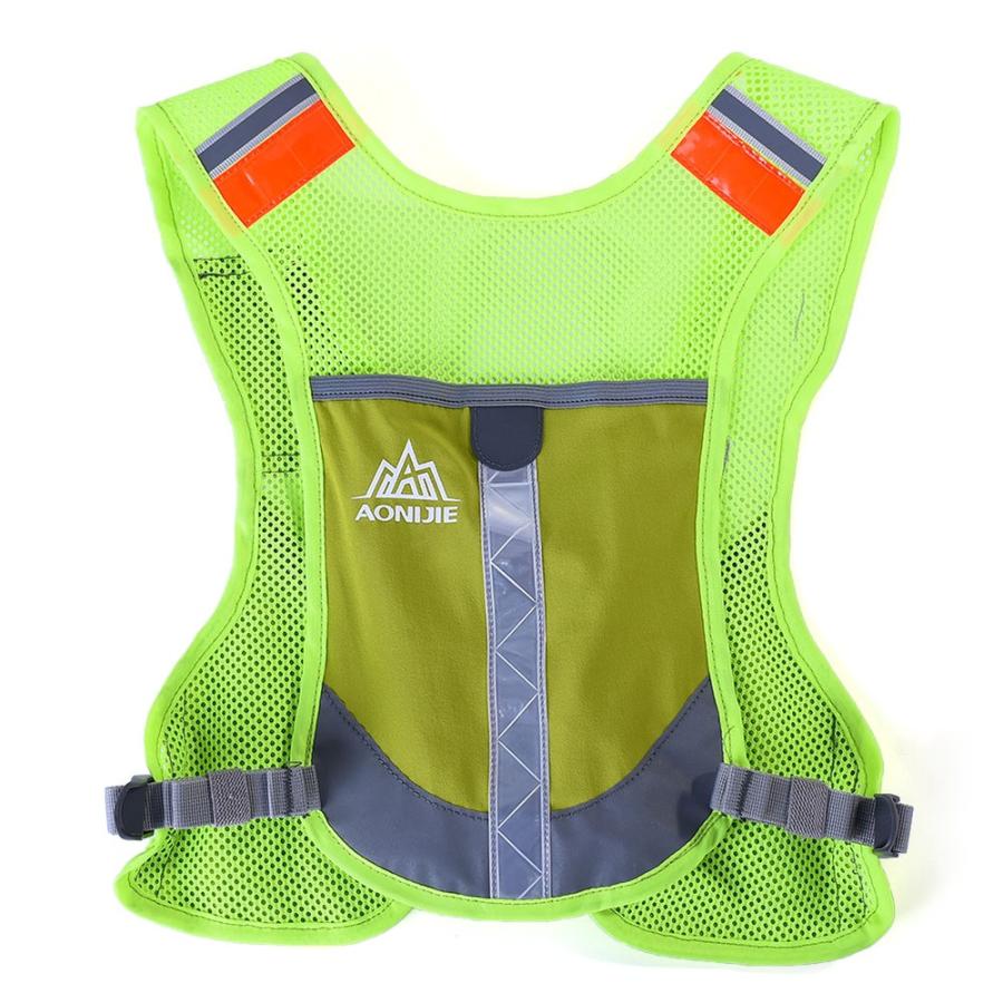 AONIJIE) (4色) 反射板付 高通気性素材を採用したランニングベスト