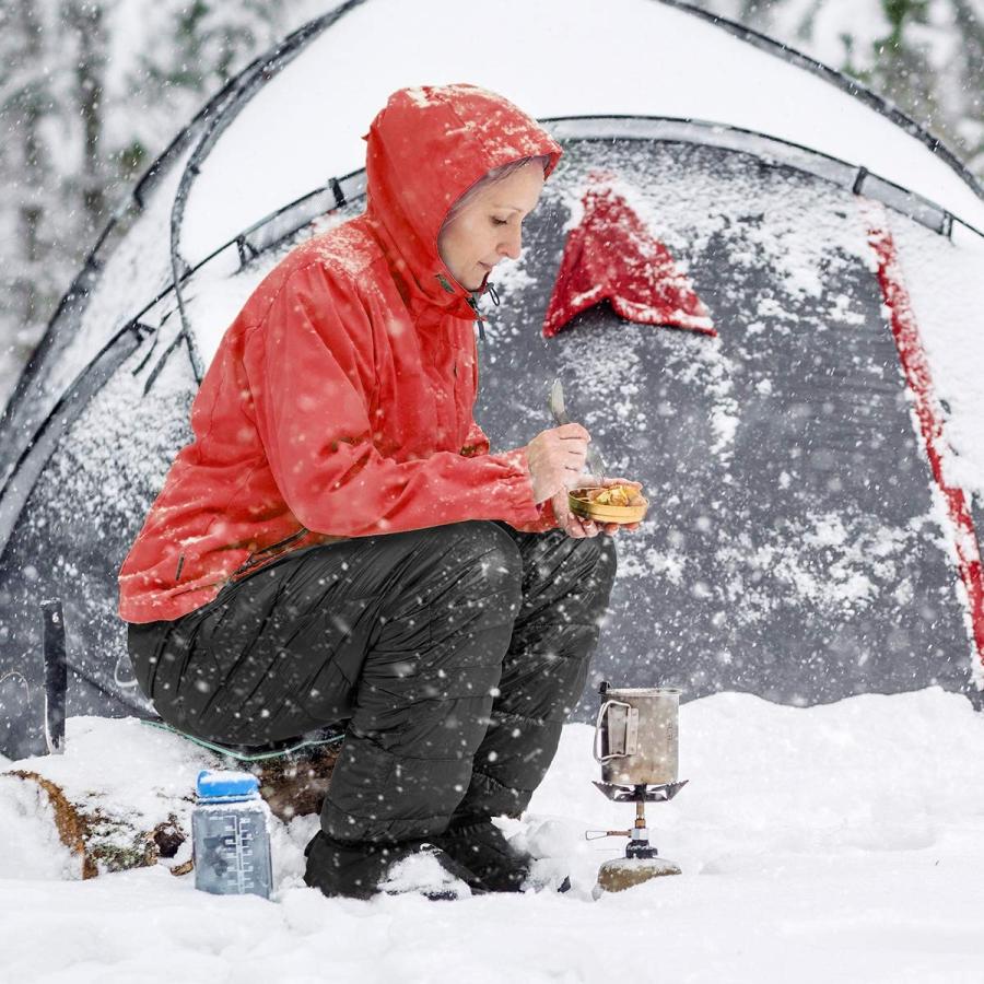 即納【NatureHike】耐寒温度-15度 前開きダウンパンツ 250gと超軽量