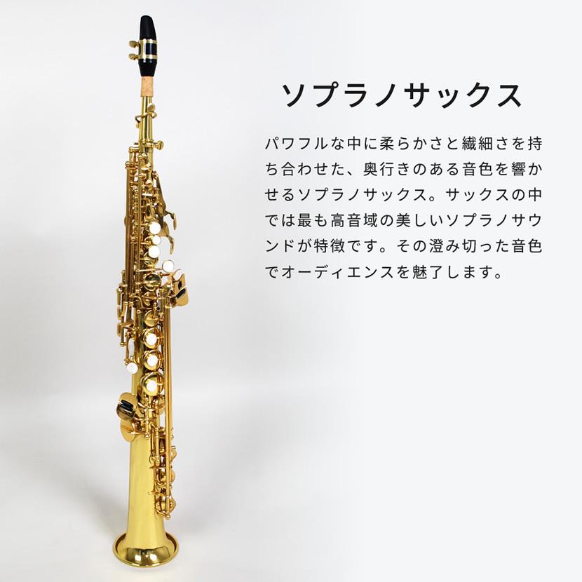 Soleil ソプラノサックス SSP-1 単品〔セミハードケース、その他付属品