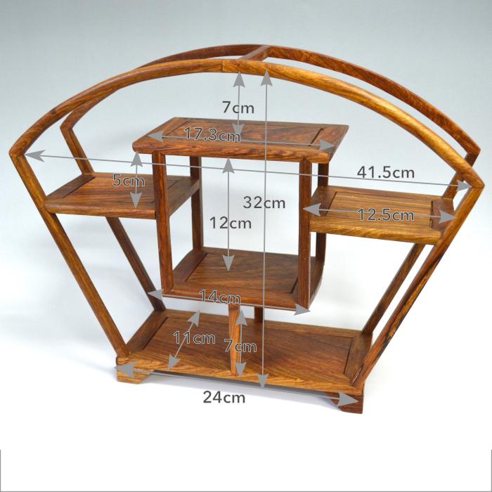 珍品棚 飾り棚 小棚 木製 シェルフ 収納ラック 茶器 花器 オブジェ