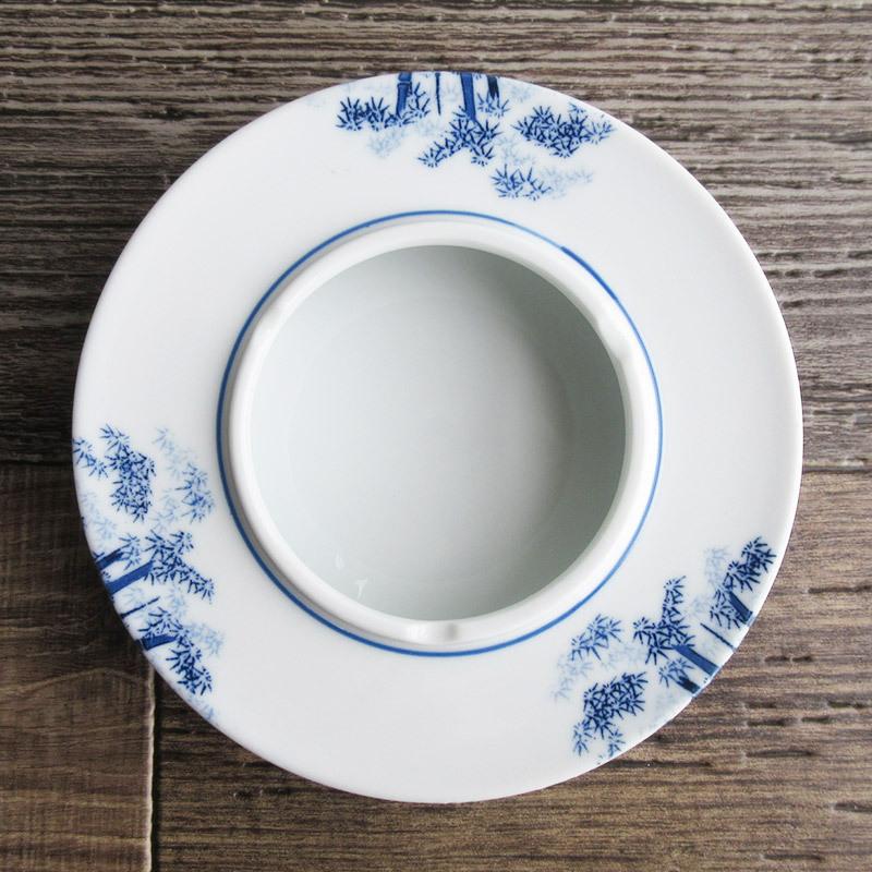 灰皿 16.5cm 喫煙具 レトロ 旅館 陶器 業務用 応接間 和室 中サイズ