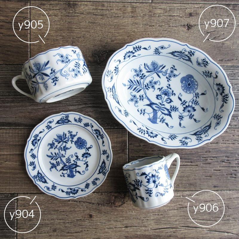 ブルーダニューブ ケーキ皿 17.2cm / Blue Danube ケーキプレート 花型