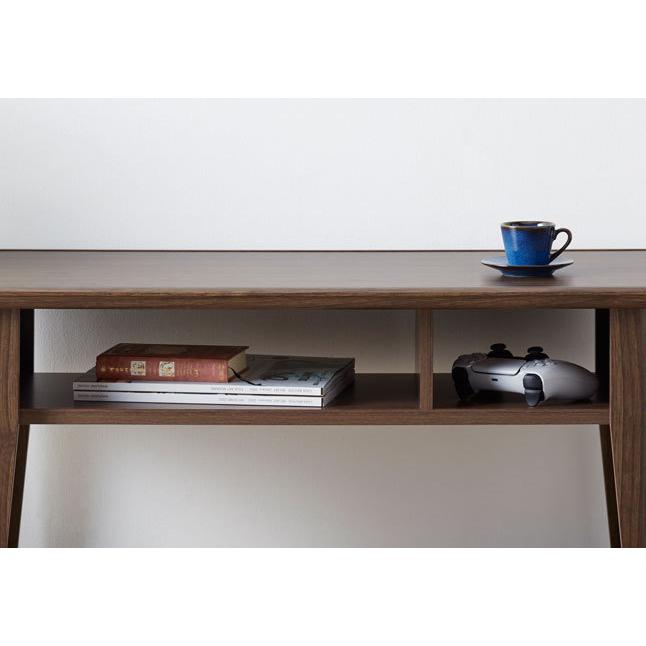 ローテーブル センターテーブル 木目調 ダークブラウン 木製 幅79 高さ