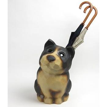 傘立て 陶器 信楽焼 おしゃれ いぬ 犬 イヌ 傘入れ モダン シンプル