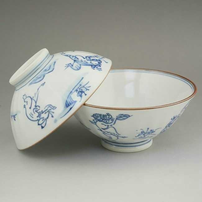 京焼 清水焼 高山寺 鳥獣戯画夫婦茶碗 壹楽 : 松韻堂 Yahoo!店 - 通販