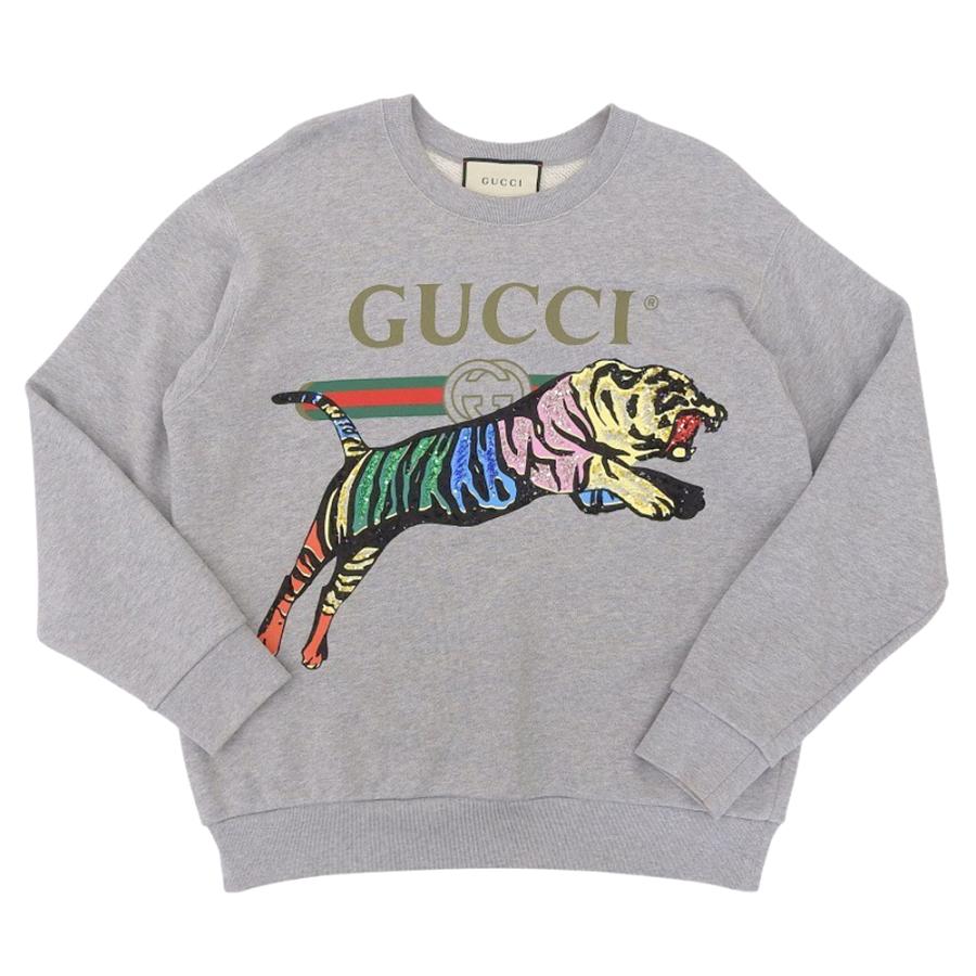 GUCCI（グッチ） タイガーロゴ トレーナー 469250 XJAR7 S レディース