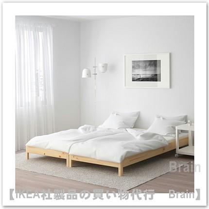 イケア（IKEA） UTAKER スタッキングベッド/ベッドベース（すのこ