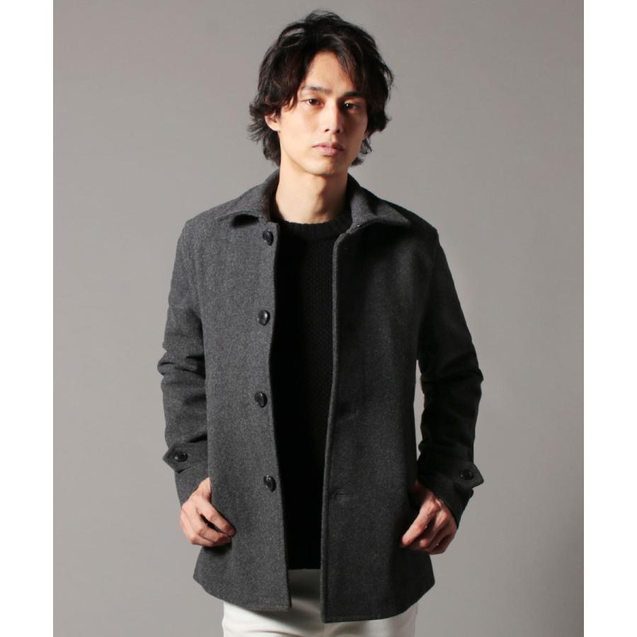 Audience（オーディエンス） ステンカラーコート メンズ ウール