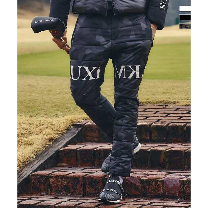 LUXE AKM PLUS リュクスエイケイエムプラス ゴルフ 中綿ロゴテーパード