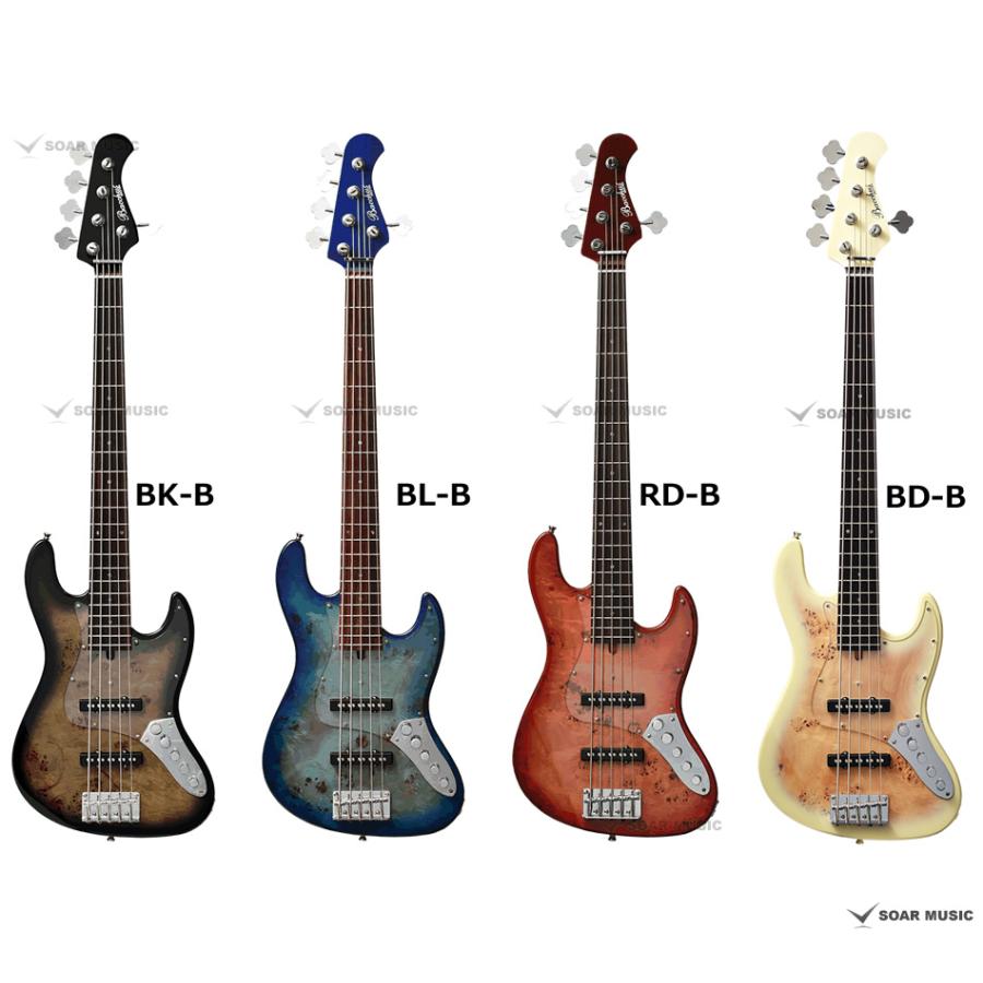 Bacchus（バッカス） WJB5-BP/Act アクティブ 5弦 エレキベース