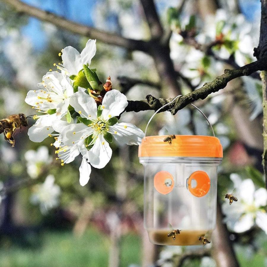 誘引式捕獲器 スズメバチ トラップ 2個セット 蜂 果実 害虫 罠 玄関