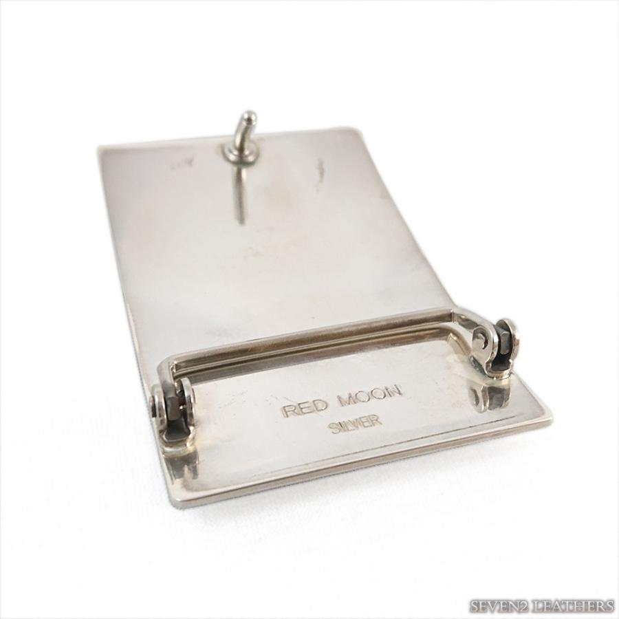 REDMOON（レッドムーン） プレートバックル シルバー ベルト バックル