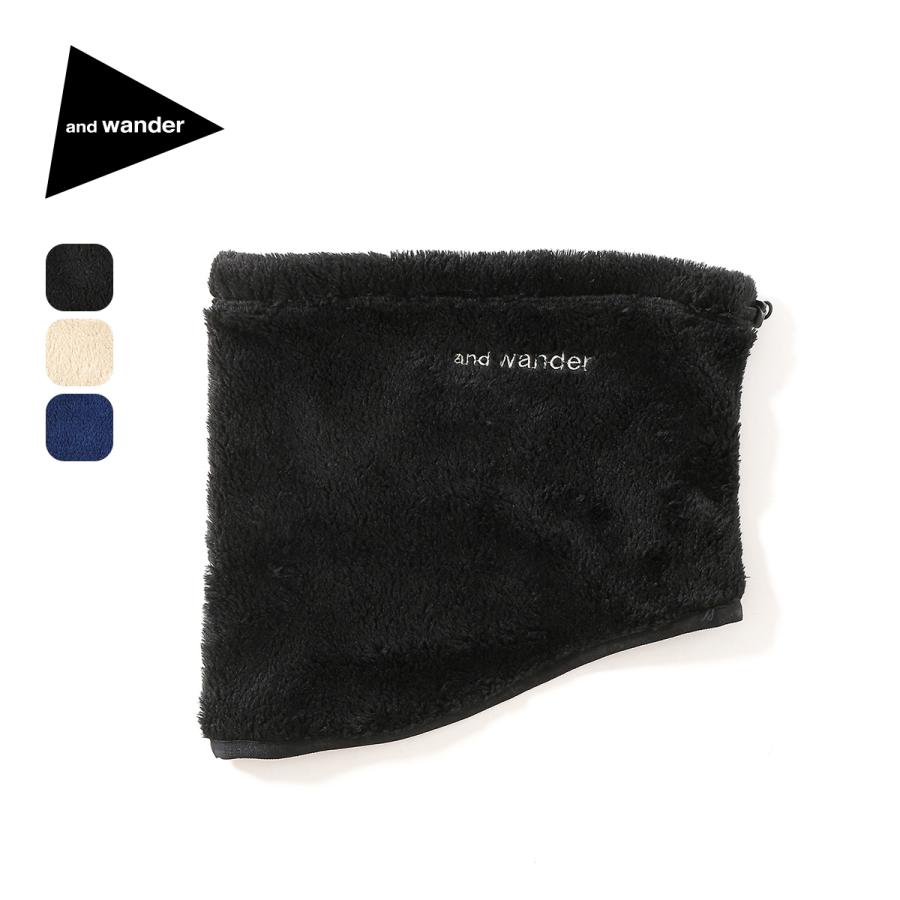 and wander（アンドワンダー） ハイロフトフリースネックウォーマー