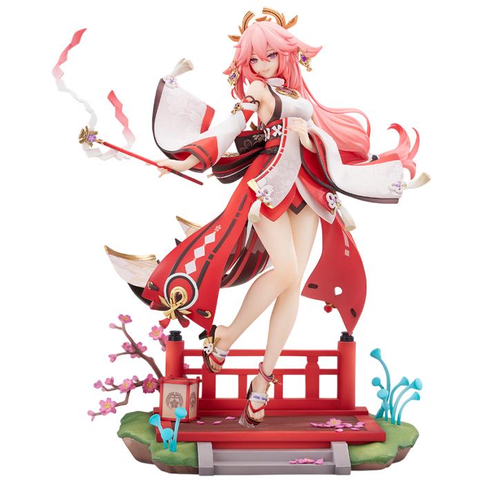 原神 八重神子・浮世笑百姿Ver. 1/7スケール PVC&ABS製 塗装済み完成品