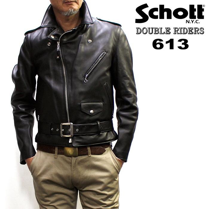 Schott N.Y.C（ショット） Schott ONESTAR RIDERS JACKET #613 ダブル