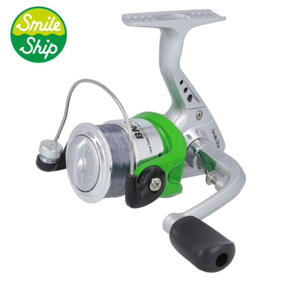現品限り】 スピニングリール スマイルシップ BN-1 小型糸付きリール