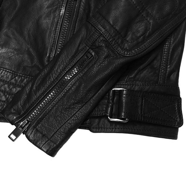 DIESEL（ディーゼル） レザー ブルゾン メンズ 革ジャン ライダース