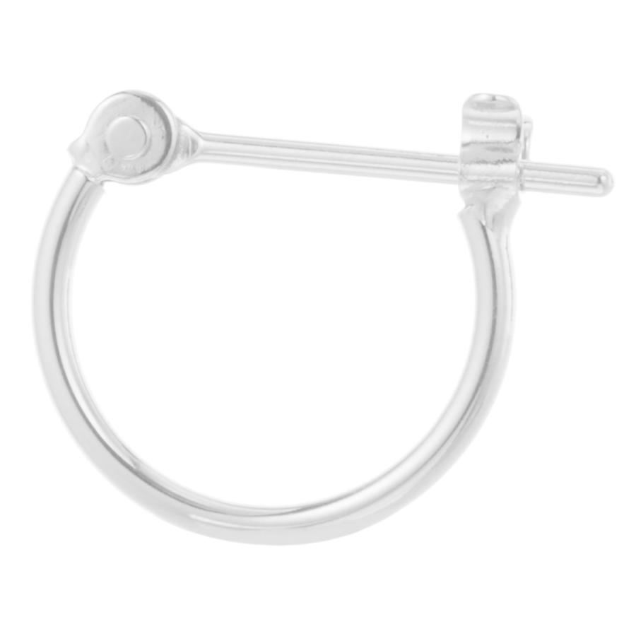 フープピアス プラチナ900 pt900 ミニ スナップ 華奢 細身 小さい