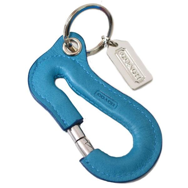 COACH（コーチ） キーホルダー ロゴ レザー カラビナキーフォブ
