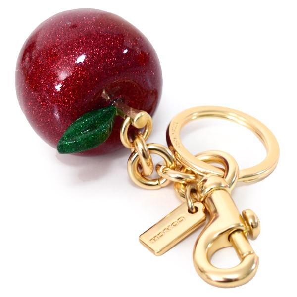 COACH（コーチ） キーホルダー レジン アップル リンゴ モチーフ