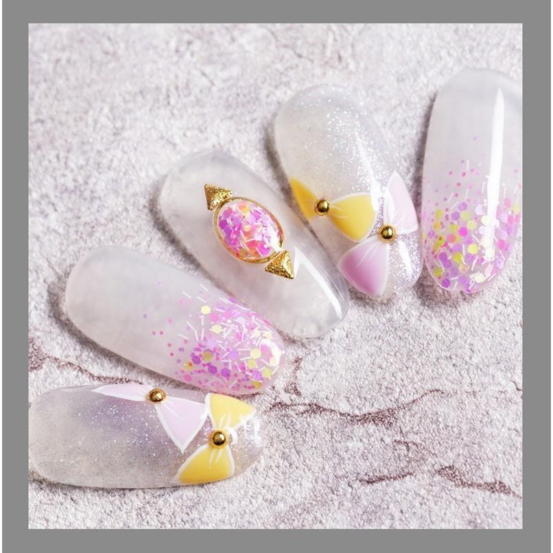 ネイルパーツ メタルパーツ 6種類セット メタリックパーツ スタッズ