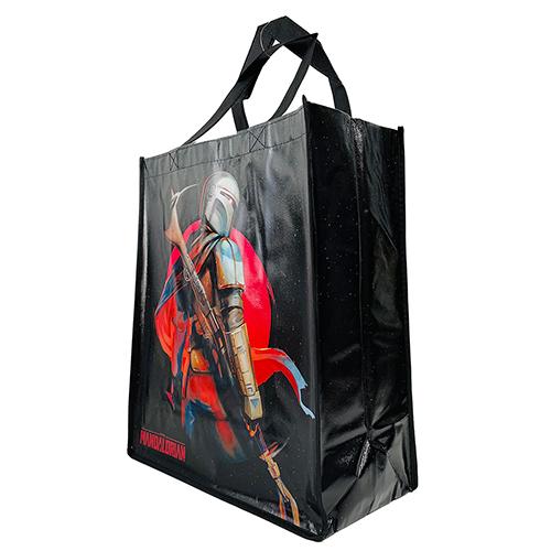 スターウォーズ ショッパーバッグ Lサイズ （ブラック/マンダロリアン